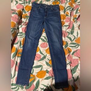 American Eagle skinny jeans, size 10 long, blue